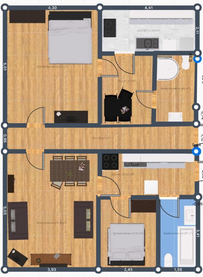 "Casa20200" 2 X Apartments Je 150Qm Fuer Business, Familien, Gruppen, Handwerker 15Min Von Berlin, Erdbeerhof, Outlet B5, 5Min Vom See Falkensee !! 2 Apartment Each 150Qm For Business , Families 15Min From Berlin!! المظهر الخارجي الصورة